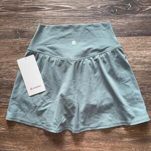 Lululemon Align Skirt High Rise Crater Blue Size 4 NWT